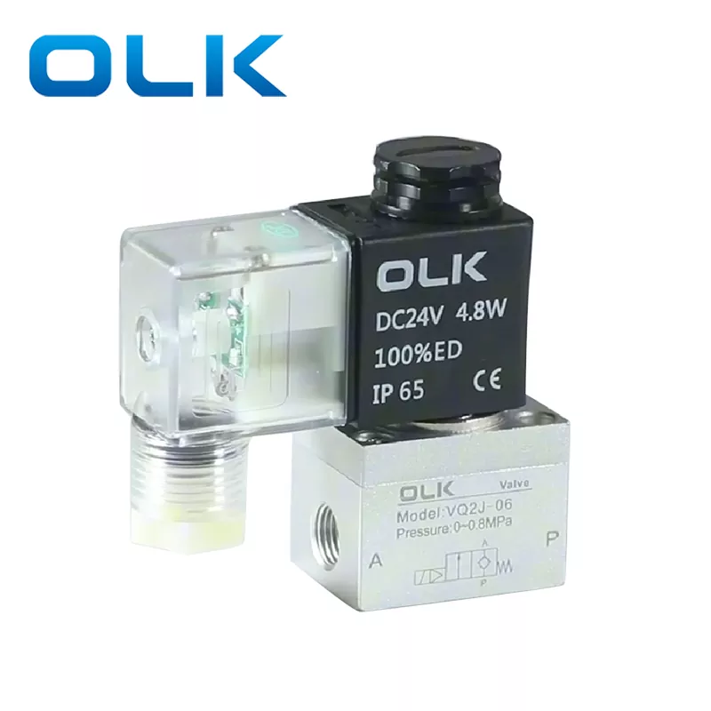 Pilot série VQ prevádzkoval dvojcestný solenoidný ventil